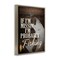 Stupell Industries Rustic Probably Fishing Framed Floater Canvas Wall Art Design by Kim Allen